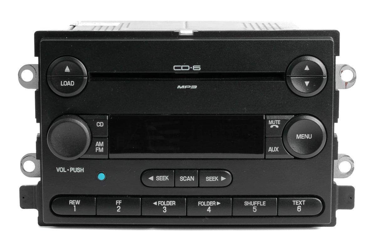 Restored 2005 Ford F-150 Truck Radio AM FM 6 Disc Player w Bluetooth Music 5L3T-18C815-FJ (Refurbished)