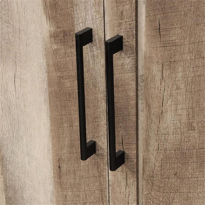 Pemberly Row Contemporary Engineered Wood Pantry in White Finish