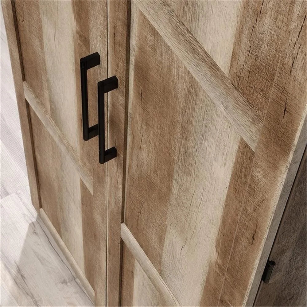 Pemberly Row Contemporary Engineered Wood Pantry in White Finish
