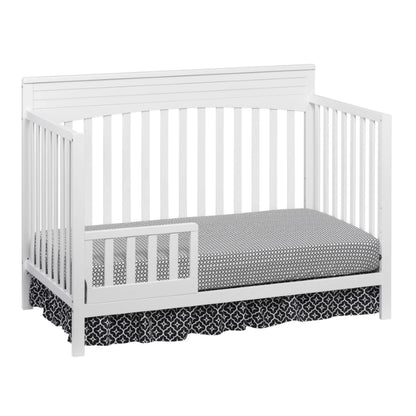 Oxford Baby Harper 4-in-1 Convertible Crib, Dove Gray, GREENGUARD Gold Certified, Wooden Crib