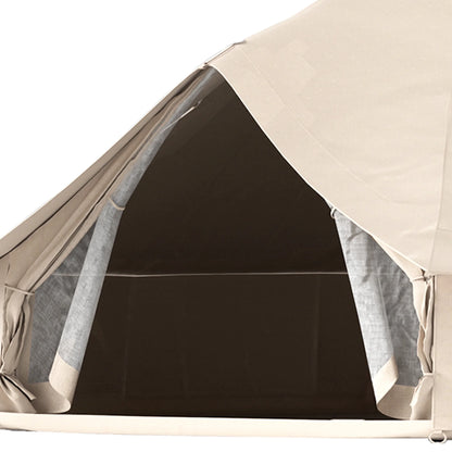 Dextrus Camping Tent with Stove Jacks & Windows for Outdoor Family Party, Camping, Picnic, Barbecue