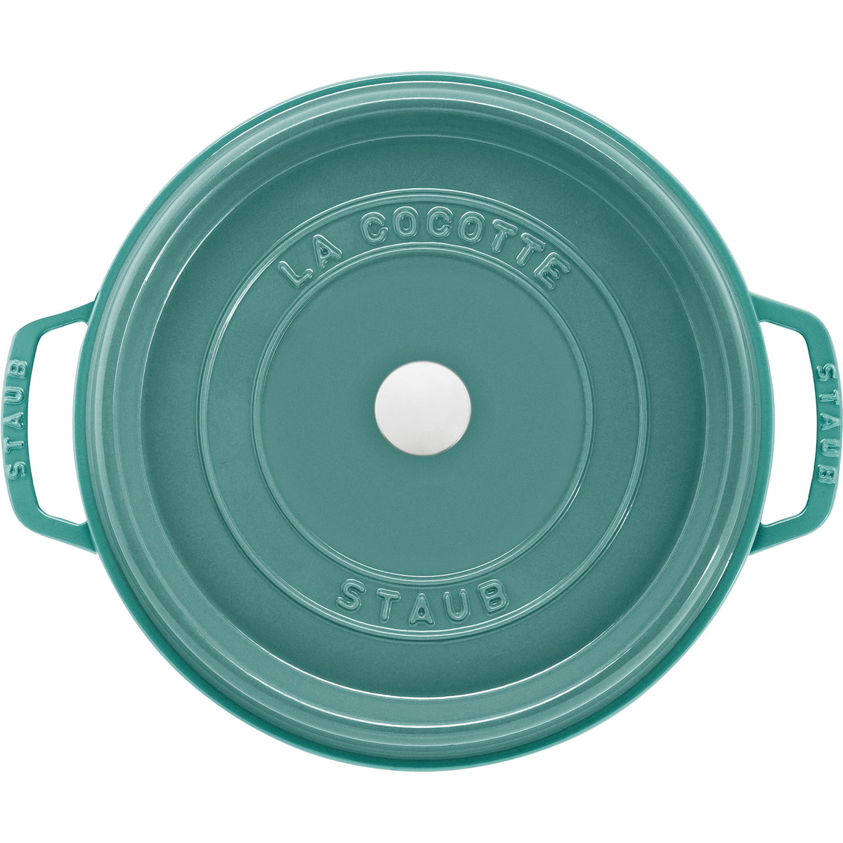 Staub Cast Iron 7-qt Round Cocotte - Grenadine