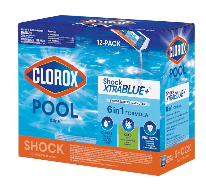 Clorox Pool&Spa 12 -Pack 16-oz Dichlor Pool Shock