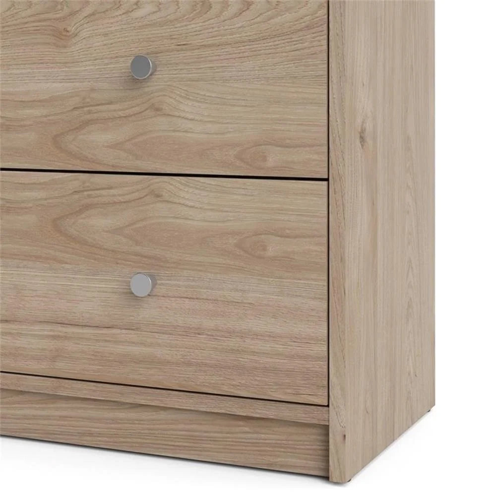 Home Square 4 Piece Bedroom Set With Dresser, Chest and 2 Nightstands in White