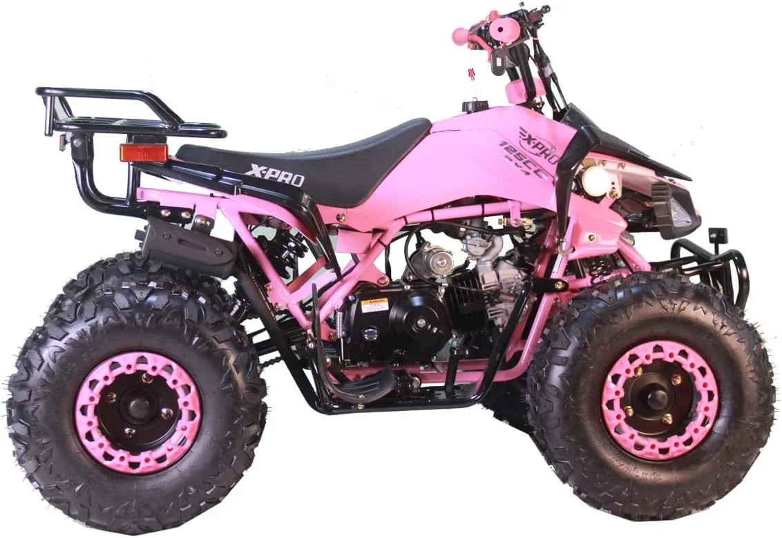 X-Pro Brand New 125cc Gas ATV, Automatic Transmission w/Reverse Remote Control Big 19"/18" Tires